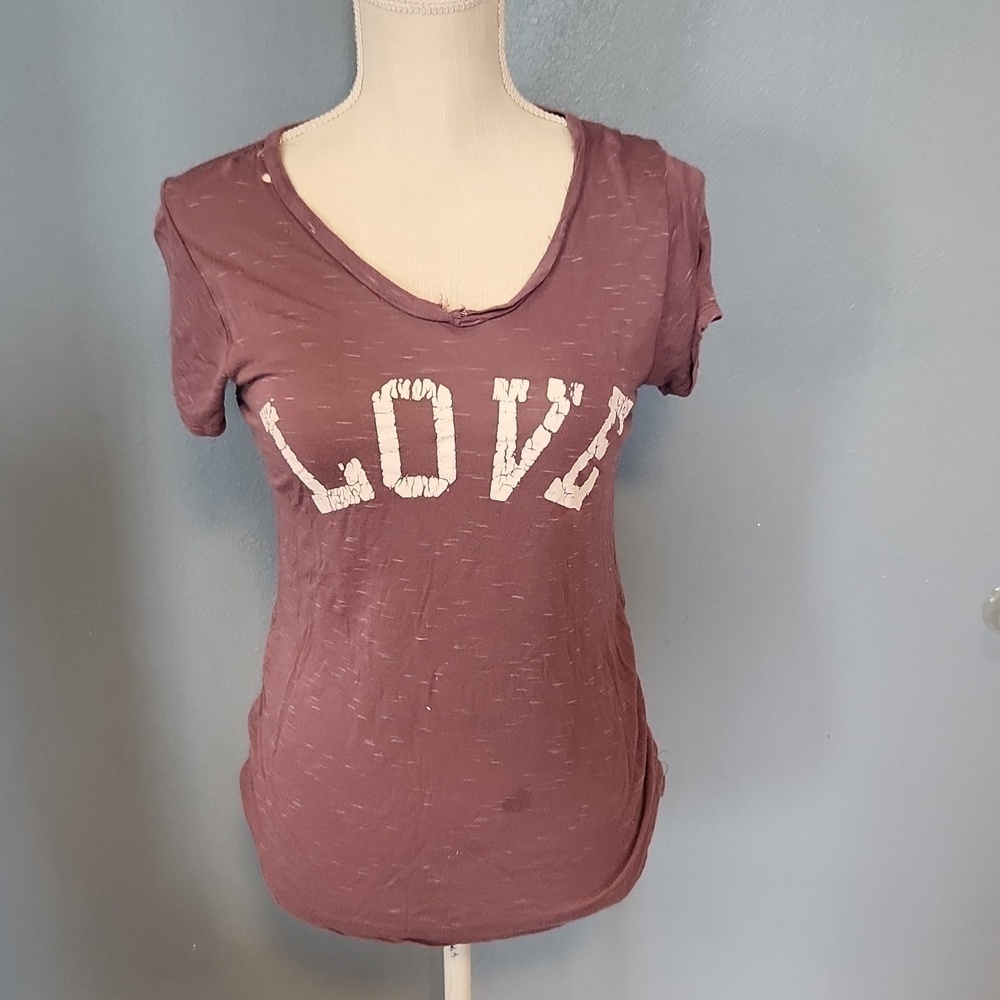 No Boundaries grunge distressed destroyed Love top Y2K Style Indie Sleeze